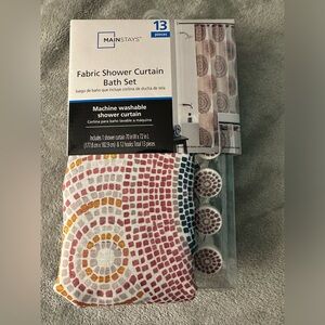 Fabric Shower Curtain Set